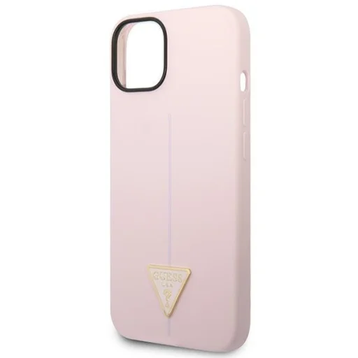 iPhone 14 Plus Guess Szilikon Triangle tok lila (GUHCP14MSLTGU) - 8