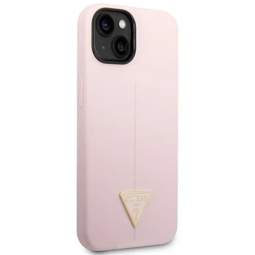 iPhone 14 Plus Guess Szilikon Triangle tok lila (GUHCP14MSLTGU) - 3