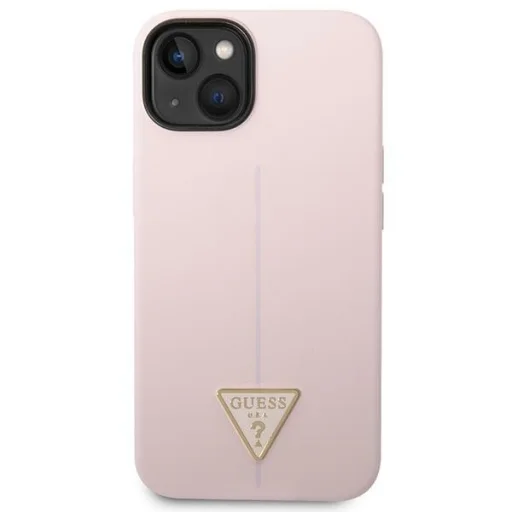 iPhone 14 Plus Guess Szilikon Triangle tok lila (GUHCP14MSLTGU) - 6