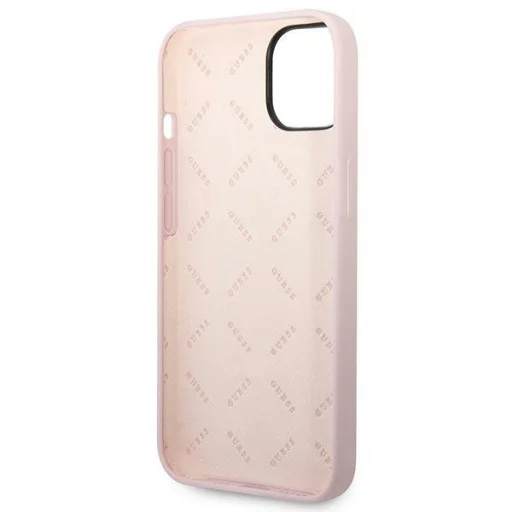 iPhone 14 Plus Guess Szilikon Triangle tok lila (GUHCP14MSLTGU) - 2