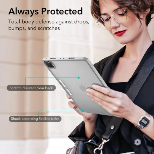 iPad Pro 11 2021/2022 ESR Ascend Hybrid tok szürke - 6