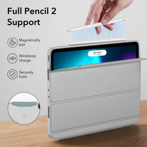 iPad Pro 11 2021/2022 ESR Ascend Hybrid tok szürke - 3