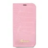 iPhone 14 Guess PU Croco fliptok rózsaszín (GUBKP14SHGCRHP) thumbnail