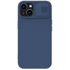 iPhone 14 Plus Nillkin CamShield Silky szilikon tok kék