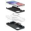 iPhone 14 Pro Max Spigen Silicone Fit MagSafe-kompatibilis tok fekete (ACS04846) thumbnail