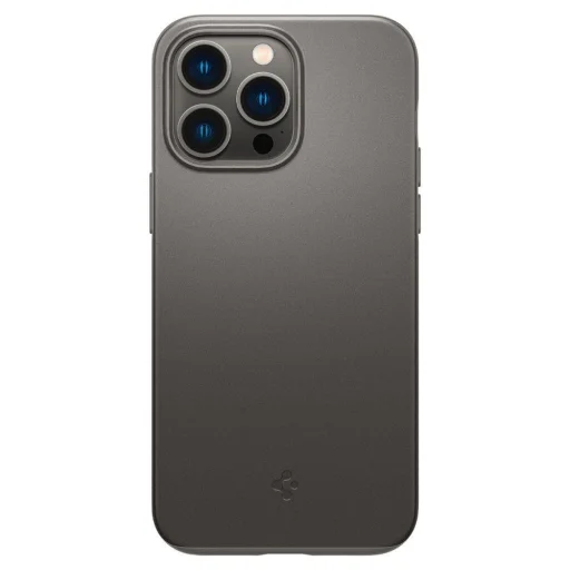 iPhone 14 Pro Spigen Thin Fit ultravékony tok Gunmetal szürke (ACS04782) - 5