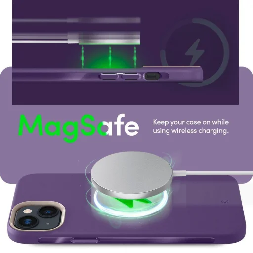 iPhone 14 Plus Spigen Cyrill Ultra Color MagSafe-kompatibilis tok Taro (ACS05489)  - 10