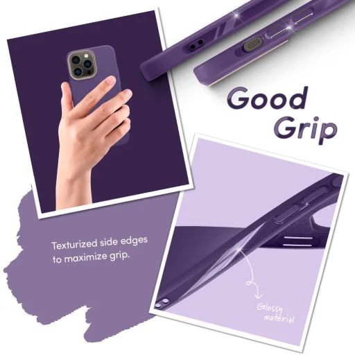 iPhone 14 Pro Spigen Cyrill Ultra Color MagSafe-kompatibilis tok Taro (ACS05490) - 9