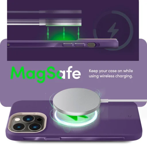 iPhone 14 Pro Spigen Cyrill Ultra Color MagSafe-kompatibilis tok Taro (ACS05490) - 10