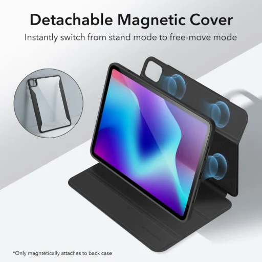 iPad Pro 11 2021/2022 ESR Rebound Hybrid tok fekete - 6