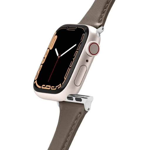 Apple Watch 4/5/6/7/8/SE (40/41 mm) Spigen Cyrill Kajuk óraszíj khaki szín - 13