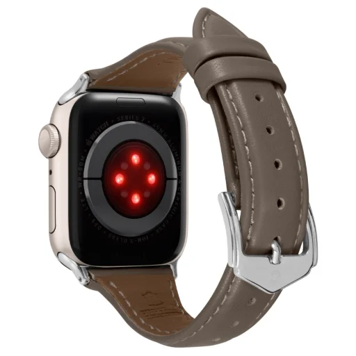 Apple Watch 4/5/6/7/8/SE (40/41 mm) Spigen Cyrill Kajuk óraszíj khaki szín - 4
