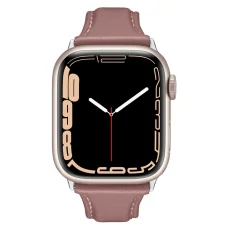 Apple Watch 4/5/6/7/8/9/10/SE (38/40/41 mm) Spigen Cyrill Kajuk óraszíj rózsaszín