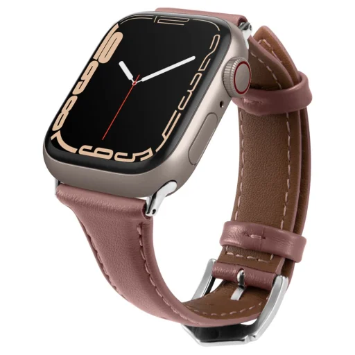 Apple Watch 4/5/6/7/8/9/10/SE (38/40/41 mm) Spigen Cyrill Kajuk óraszíj rózsaszín - 8
