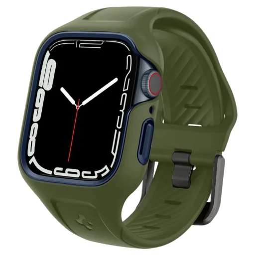 Apple Watch 7/8 (45 mm) Spigen Liquid Air ”Pro” óraszíj zöld (ACS04408) - 1