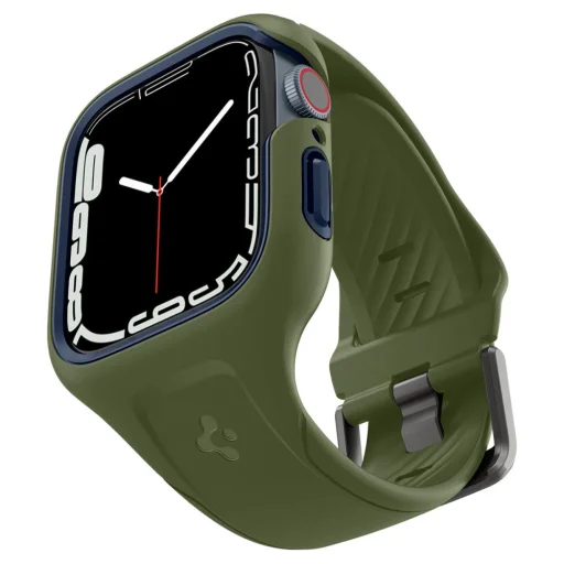 Apple Watch 7/8 (45 mm) Spigen Liquid Air ”Pro” óraszíj zöld (ACS04408) - 8
