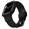 Apple Watch 4 / 5 / 6 / 7 / 8 / SE (40 / 41 mm) Spigen Rugged Armor Pro szíj és tok fekete thumbnail