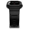 Apple Watch 4 / 5 / 6 / 7 / 8 / SE (40 / 41 mm) Spigen Rugged Armor Pro szíj és tok fekete thumbnail