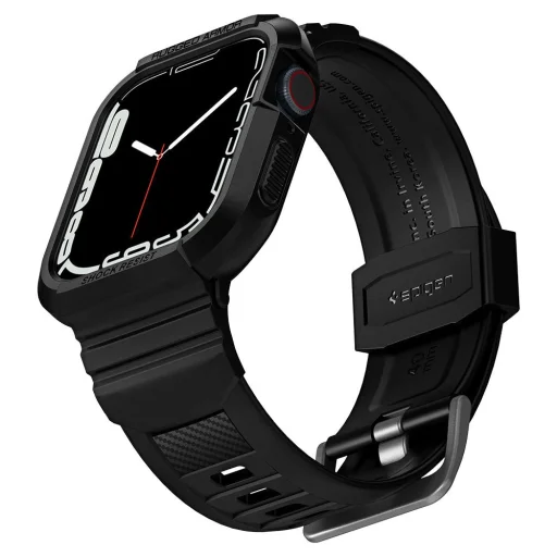 Apple Watch 4 / 5 / 6 / 7 / 8 / SE (40 / 41 mm) Spigen Rugged Armor Pro szíj és tok fekete - 7