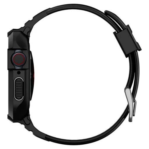 Apple Watch 4 / 5 / 6 / 7 / 8 / SE (40 / 41 mm) Spigen Rugged Armor Pro szíj és tok fekete - 2