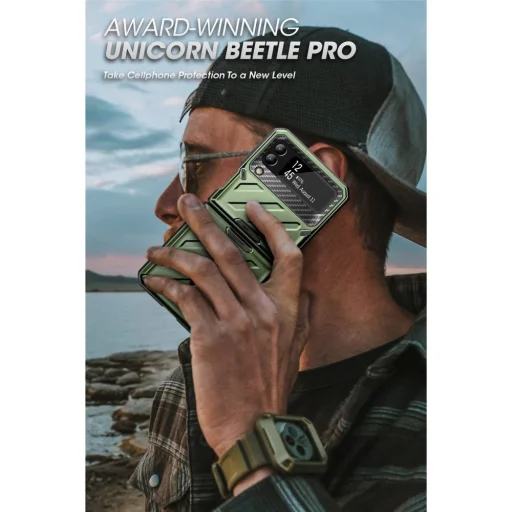 Samsung Galaxy Z Flip 4 Supcase Unicorn Beetle Pro tok Guldan - 4