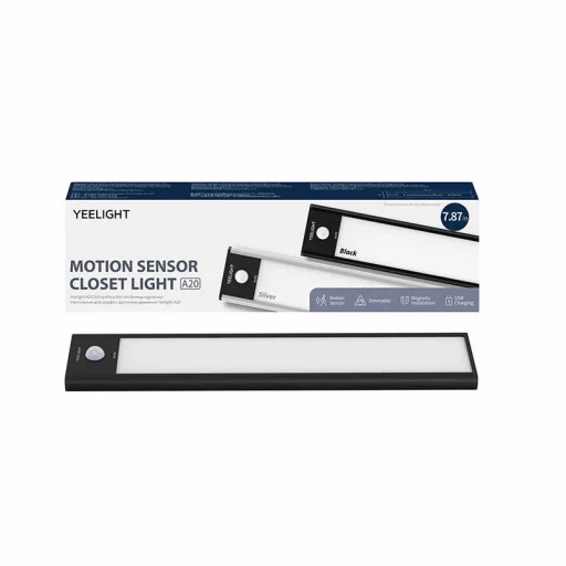Xiaomi Yeelight szekrényvilágítás mozgásérzékelővel, 20 cm (fekete) (YLCG002-b) - 3