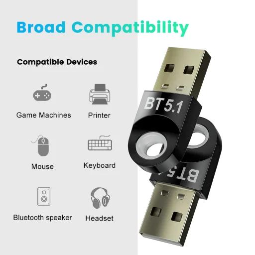 USB-Bluetooth adapter 5.1 - 3