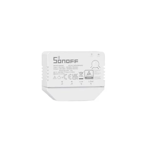 Sonoff Wi-fi MINI-R3 Smart Switch, okos kapcsoló, okosrelé 16A - 1