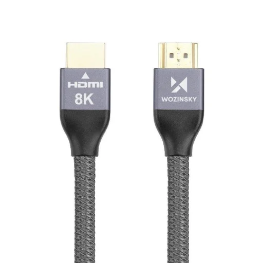Wozinsky HDMI kábel 2.1 8K 60Hz 48 Gbps / 4K 120Hz / 2K 144Hz 1m szürke (WHDMI-10) - 2