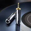Ugreen audio adapter 6.35mm jack (anya) - 3.5mm mini jack (apa) fekete (AV168 80730) thumbnail
