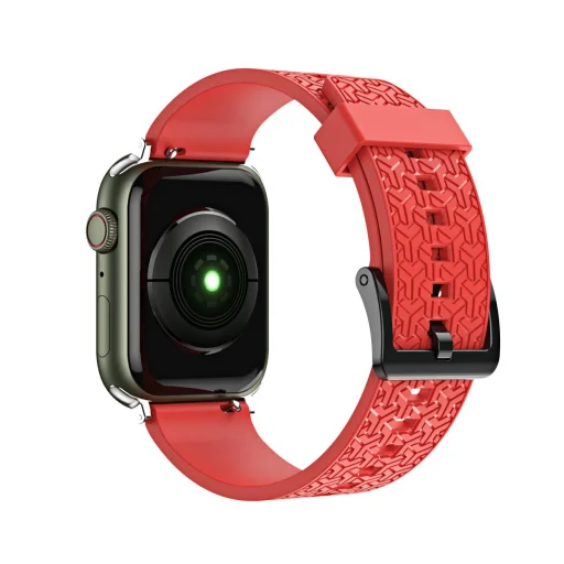 Apple Watch 4/5/6/7/8/SE/Ultra (42/44/45/49mm) Strap Y óraszíj piros - 7