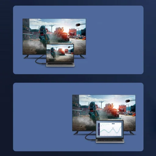 Baseus High Definition Series HDMI 2.0 kábel 4K60Hz 0.75m fekete (WKGQ030101) - 5