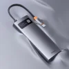 Baseus Metal Gleam Series 6 az 1-ben dokkoló, HUB USB Type C - 1 x HDMI / 3 x USB 3.2 Gen. 1/1 x Power Delivery / 1 x VGA szürke (WKWG030013) thumbnail