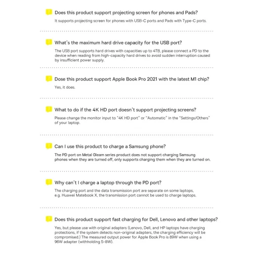 Baseus Metal Gleam Series 6 az 1-ben dokkoló, HUB USB Type C - 1 x HDMI / 3 x USB 3.2 Gen. 1/1 x Power Delivery / 1 x VGA szürke (WKWG030013) - 11