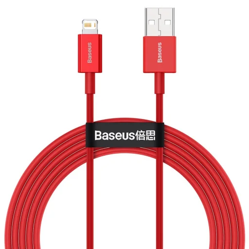 Baseus Superior USB - Lightning kábel 2.4A 2m piros (CALYS-C09) - 1