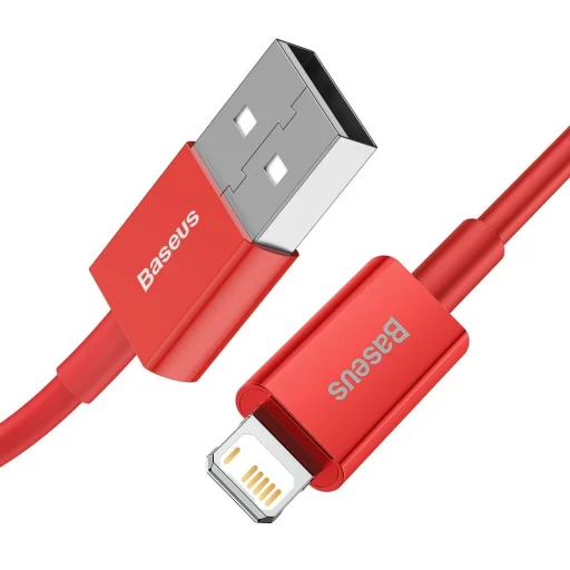 Baseus Superior USB - Lightning kábel 2.4A 2m piros (CALYS-C09) - 5
