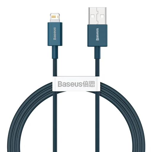 Baseus Superior USB - Lightning kábel 2.4A 1m kék (CALYS-A03) - 1