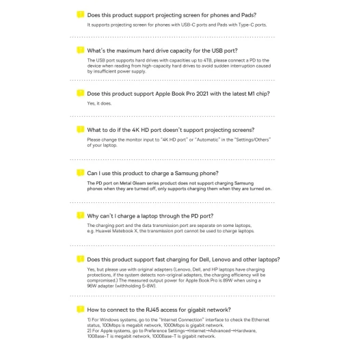 Baseus Metal Gleam Series 9 az 1-ben dokkoló, HUB USB Type C - 2 x HDMI / 2 x USB 3.2 Gen. 1/1 x USB 2.0 / 1 x Power Delivery / 1 x SD kártyaolvasó / 1 x microSD kártyaolvasó / 1 x RJ-45 szürke (WKWG060013) - 12