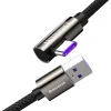 Baseus Legend 90 fokban döntött USB - USB Type-C kábel 66W 1m fekete (CATCS-B01) thumbnail