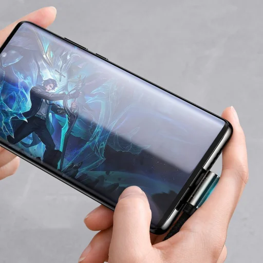 Baseus Legend 90 fokban döntött USB - USB Type-C kábel 66W 1m fekete (CATCS-B01) - 12