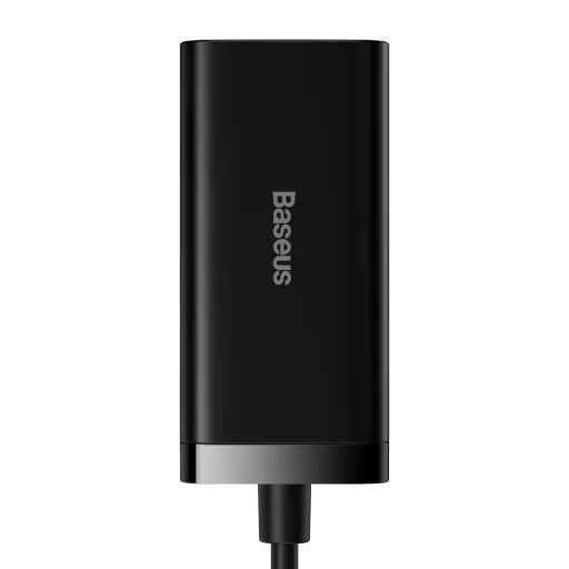 Baseus GaN3 Pro univerzális gyorstöltő 2 x USB Type C / 2x USB 100W PD3.0, QC4.0 + AFC fekete (CCGP000101) - 1