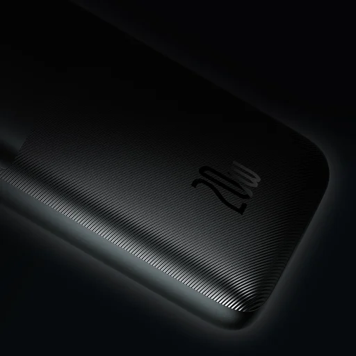 Baseus Bipow Pro powerbank 10000mAh 20W + USB 3A 0.3m kábel fekete (PPBD040101) - 7