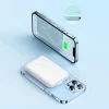 Baseus mágneses powerbank vezeték nélküli töltéssel 6000mAh 20W + USB - Type C kábel 60W 50cm rózsaszín (PPCX020004) thumbnail