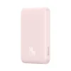 Baseus mágneses powerbank vezeték nélküli töltéssel 6000mAh 20W + USB - Type C kábel 60W 50cm rózsaszín (PPCX020004) thumbnail