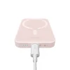 Baseus mágneses powerbank vezeték nélküli töltéssel 6000mAh 20W + USB - Type C kábel 60W 50cm rózsaszín (PPCX020004) thumbnail