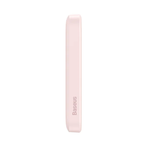 Baseus mágneses powerbank vezeték nélküli töltéssel 6000mAh 20W + USB - Type C kábel 60W 50cm rózsaszín (PPCX020004) - 6