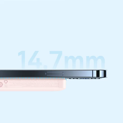 Baseus mágneses powerbank vezeték nélküli töltéssel 6000mAh 20W + USB - Type C kábel 60W 50cm rózsaszín (PPCX020004) - 8