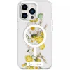 iPhone 14 Pro Max MagSafe kompatibilis tok virágmintával TPU+PC IMD03 Alphajack - 4