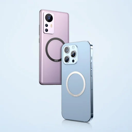 Baseus Halo 2db  mágneses gyűrű ezüst (PCCH000012) - 8