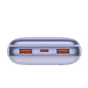 Baseus Pro 20000mAh 22.5W Powerbank + USB Type A - USB Type C 3A 0.3m kábel lila (PPBD040305) thumbnail